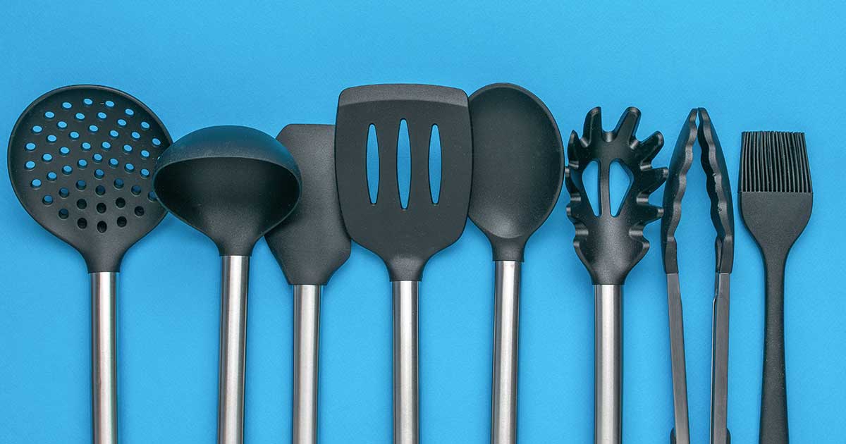 Black Plastic Utensils