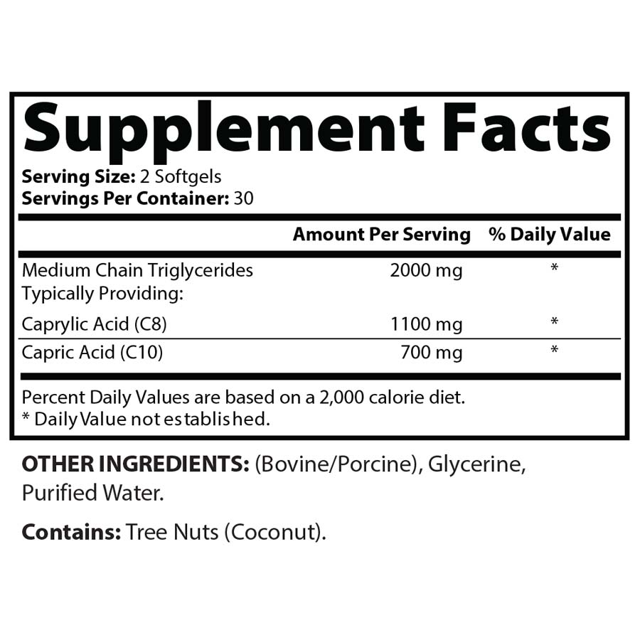 MCT Oil: Medium Chain Triglycerides - EXP 12/2025