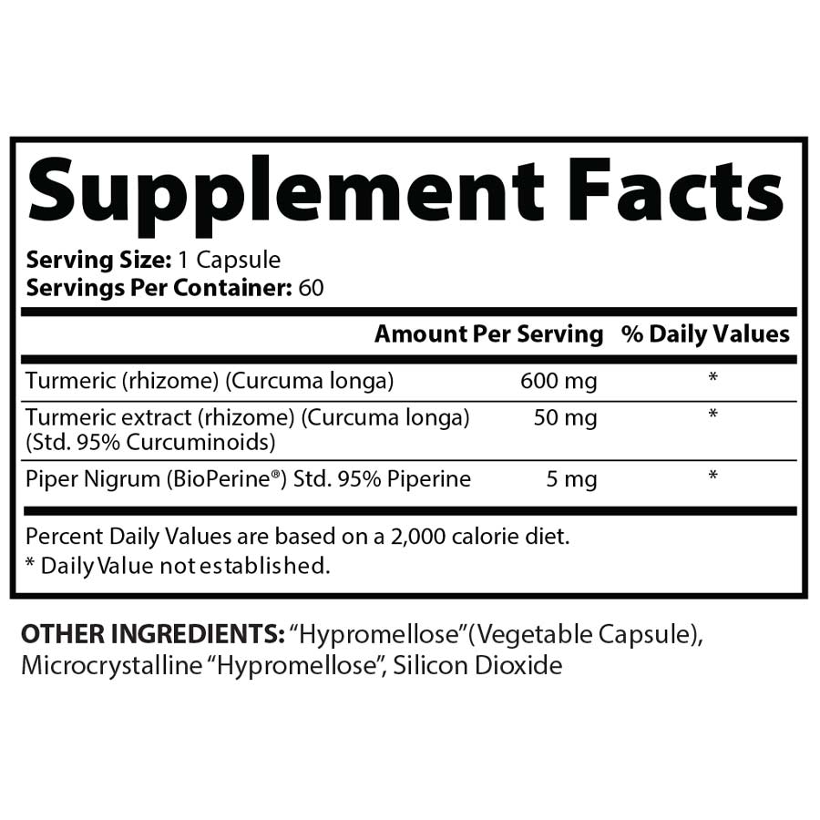 Turmeric Curcumin Complex with BioPerine®